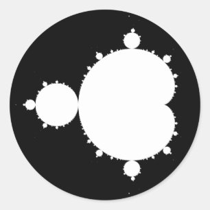 Sticker Rond Mandelbrot Set 02 - Fractal