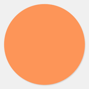 Sticker Rond Mango Orange Color Arrière - plan prêt à customise