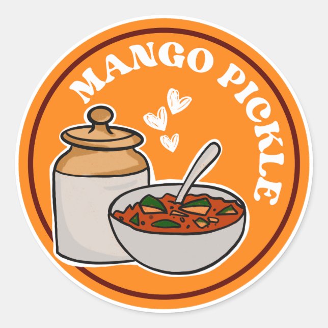 Sticker Rond Mango Pickle (Devant)