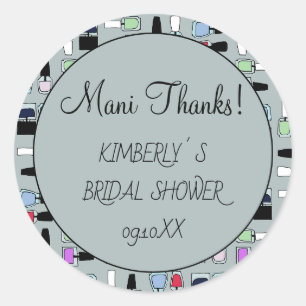 Sticker Rond Mani remercie nailpolish