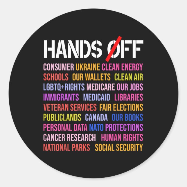Sticker Rond Manifestation samedi 5 avril Hommes Femmes 9 (Devant)