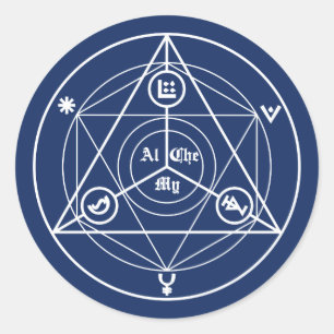 Sticker Rond Manifeste d'alchimie