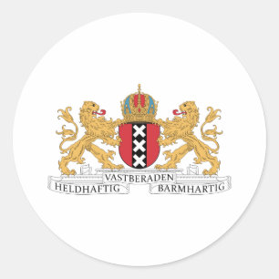 Sticker Rond Manteau d'Amsterdam des bras