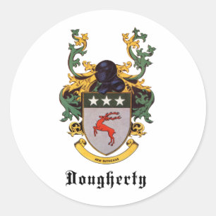 Sticker Rond Manteau de Dougherty des bras