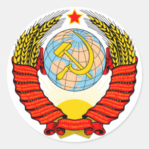 Sticker Rond Manteau de symbole héraldique officiel d'Union