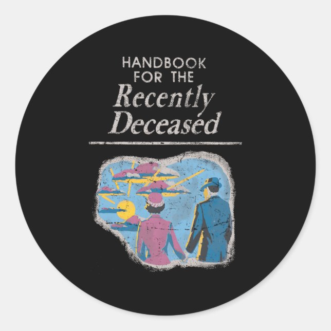 Sticker Rond Manuel À L'Intention Des Prophètes Prophètes Décès (Devant)