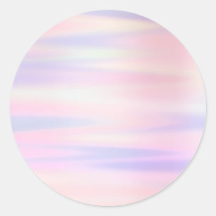 Sticker Rond Maquillage Blush Pastel Ombre Rose