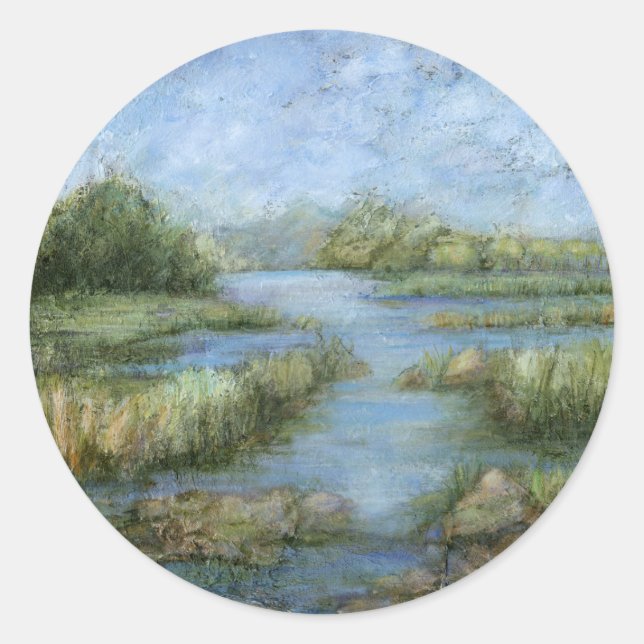 Sticker Rond Marais I (Devant)