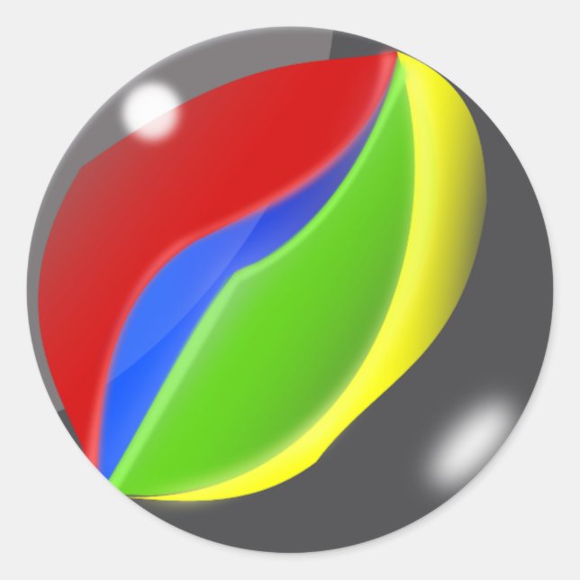 Sticker Rond Marbre (Devant)