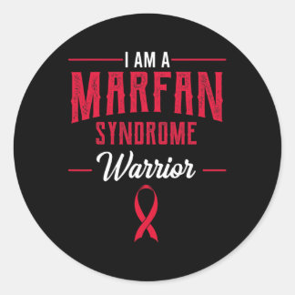 Sticker Rond Marfan Syndrome Guerrier Mfs Trouble Génétique Con