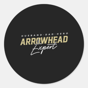 Sticker Rond Mari papa Arrowhead Expert Hero Arrowhead Collec