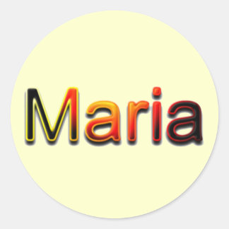 Sticker Rond Maria
