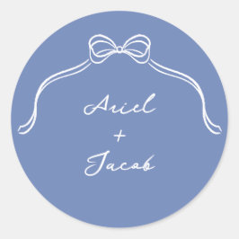 Sticker Rond Mariage