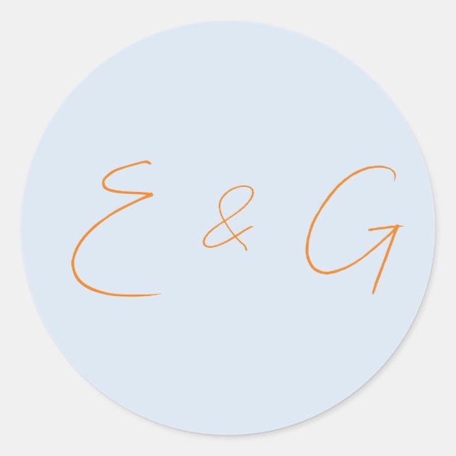 Sticker Rond mariage (Devant)