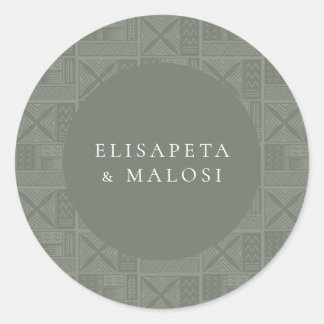 Sticker Rond Mariage Apia
