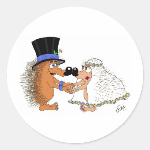 Sticker Rond Mariage Bells.