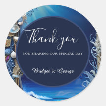 mariage bleu côtier