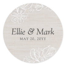 Mariage Burlap et Lace