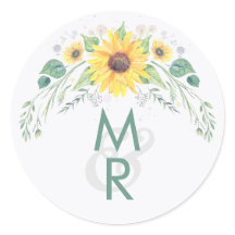 Mariage campagnard de tournesols rustiques