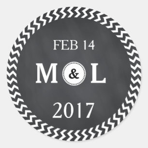 STICKER ROND MARIAGE DE CLAVIER MODERNE