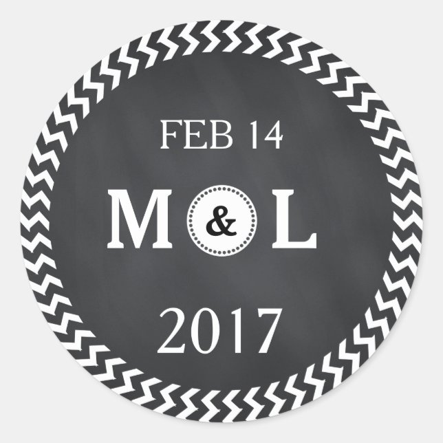 STICKER ROND MARIAGE DE CLAVIER MODERNE (Devant)