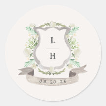 Mariage de crête florale du printemps
