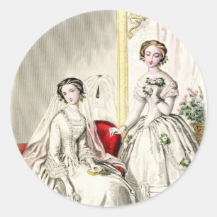 Sticker Rond mariage du XIXe siècle