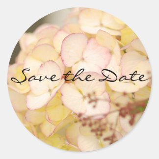 Sticker Rond Mariage Enregistrer l'étiquette de date