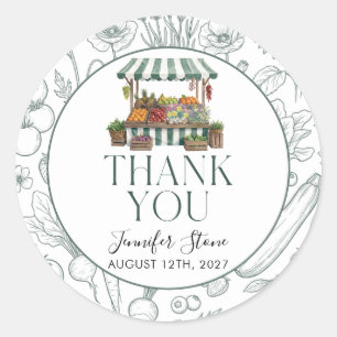 Sticker Rond Mariage Fresh Off The Market 