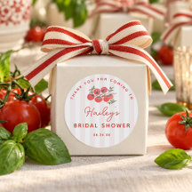 Mariage italien à thème tomate et rayures
