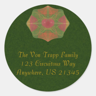 Sticker Rond Mariage masculin