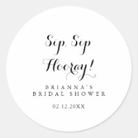 Mariage moderne Calligraphy Sip Sip Hooray