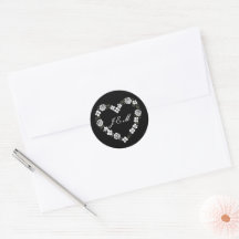 mariage noir et blanc