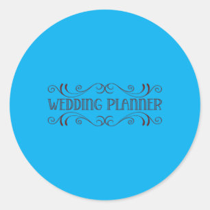 Sticker Rond Mariage - Performance de l'organisateur de mariage