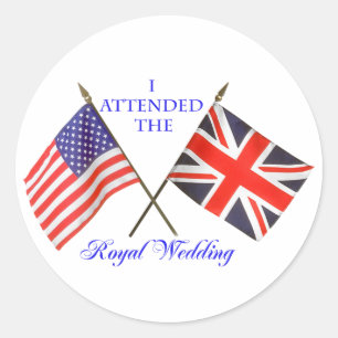 Sticker Rond Mariage royal