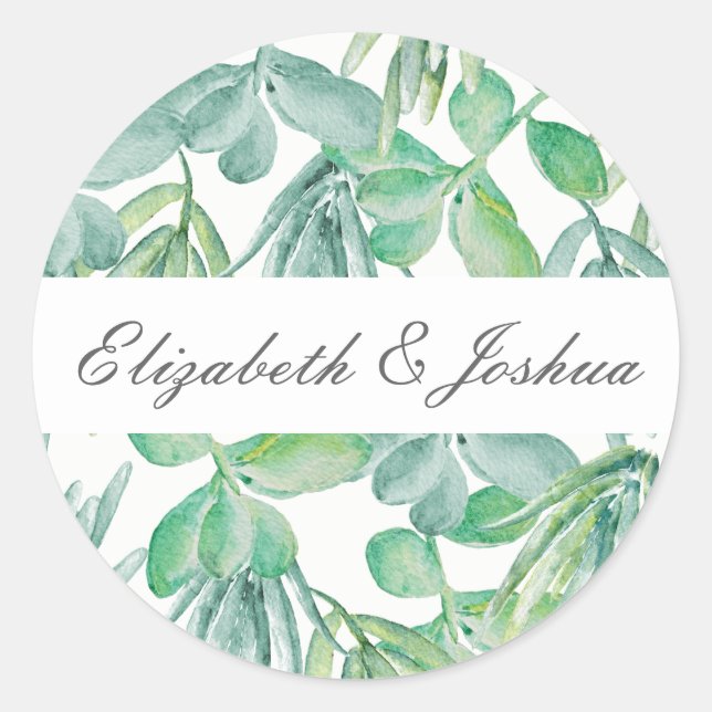 Sticker Rond Mariage sensationnel (Devant)