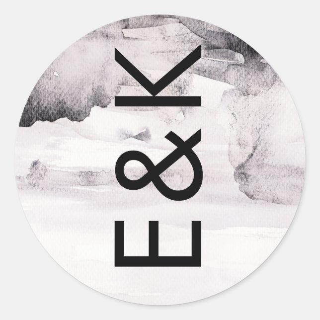 Sticker Rond Mariage ultra moderne neutre pour les femmes (Devant)