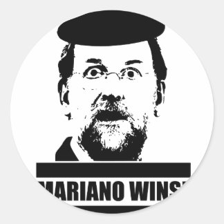 Sticker Rond Mariano Wins !