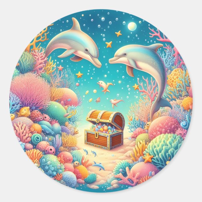 Sticker Rond Marine (Devant)
