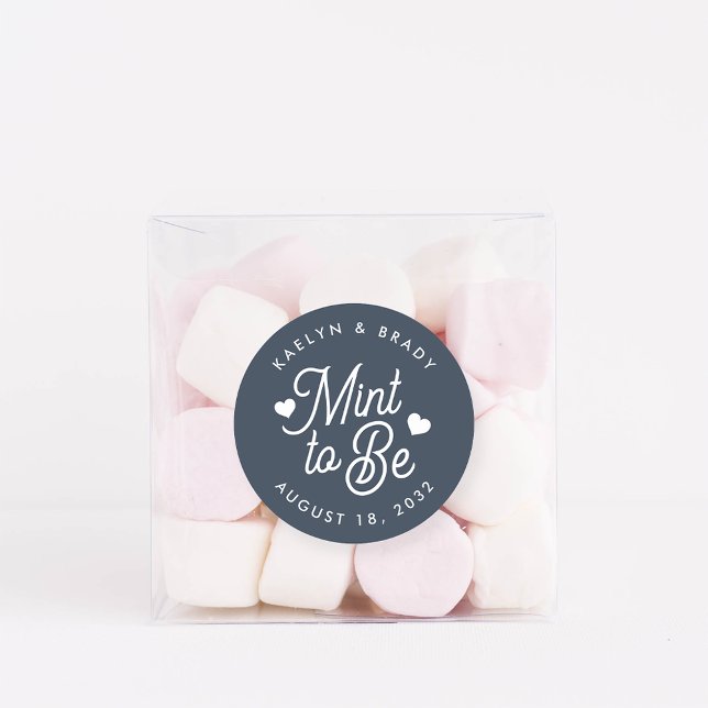 Sticker Rond Marine | Monnaie à être personnalisée mariage Fave (Créateur téléchargé)