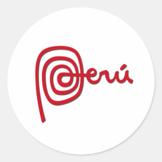 Sticker Rond Marque Pérou / Marca Pérou