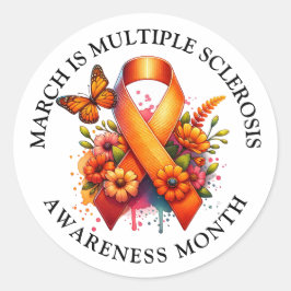 Sticker Rond Mars est le mois de sensibilisation à la sclérose
