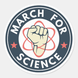 Sticker Rond Mars pour la Science