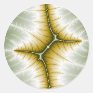 Sticker Rond Mart - Fractal