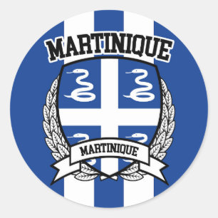 Sticker Rond Martinique