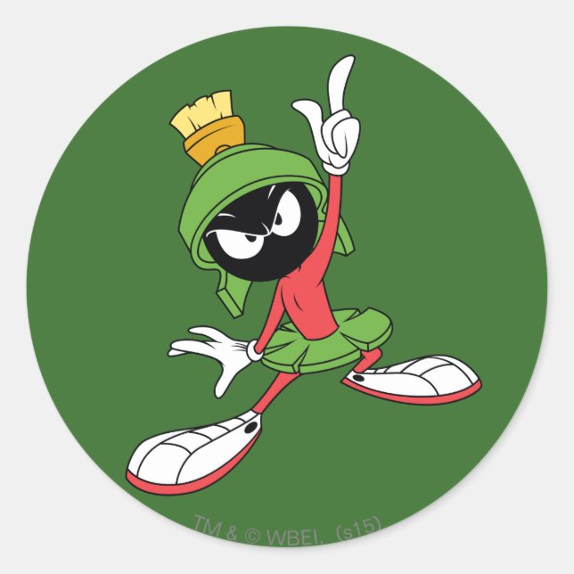 Sticker Rond MARVIN LA PROclamation MARTIAN™ (Devant)
