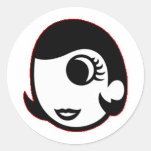 Sticker Rond Mary Prankster