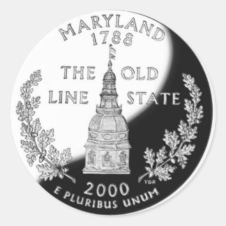 Sticker Rond Maryland