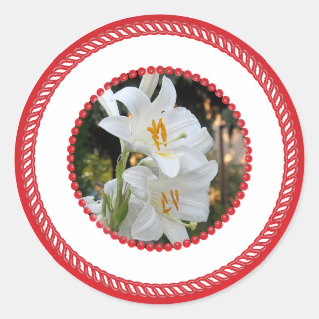 Sticker Rond Mary's Lily, Jesse Tree (Devant)