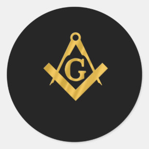 Sticker Rond Mason pour la vie
